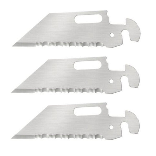 Cold Steel Untitled Folding Click n Cut 3-Pack, Serrated Blades