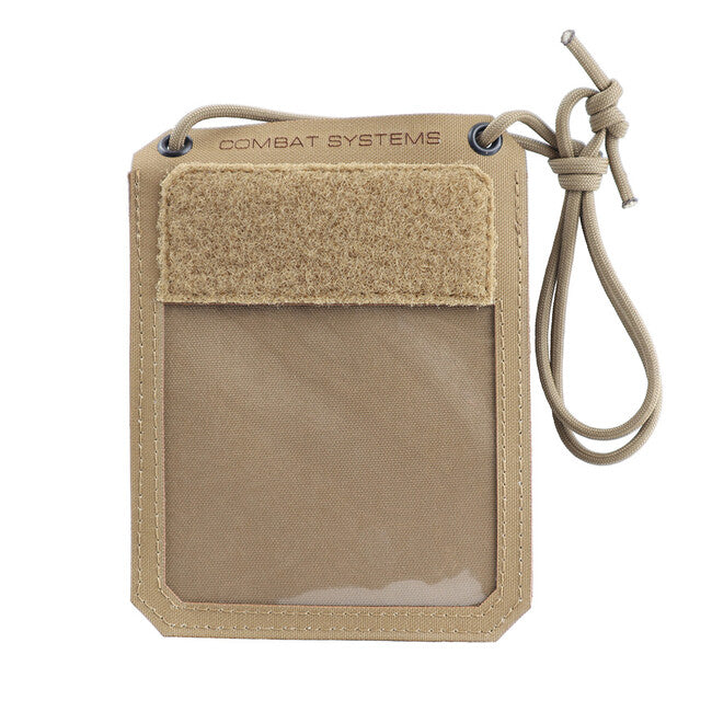 Combat Systems Badge Holder Document Pouch, Coyote Brown