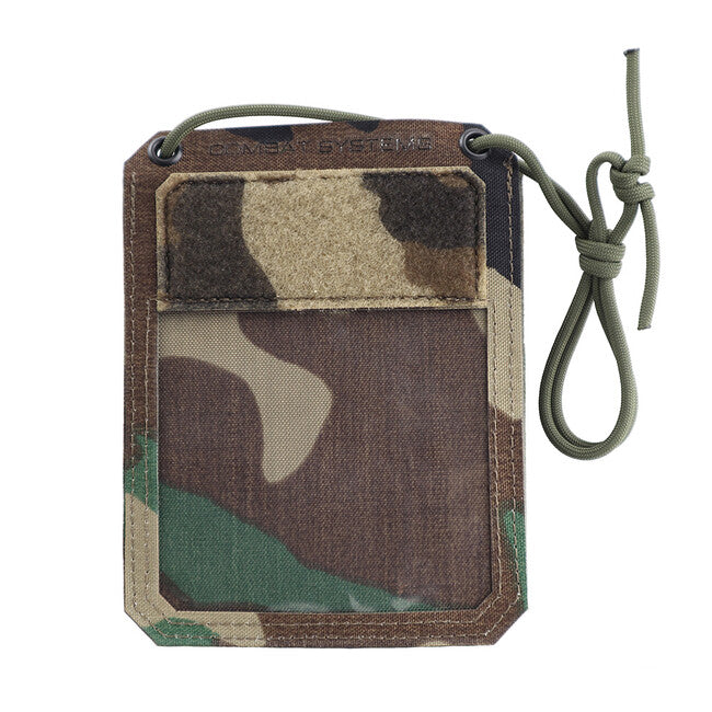 Combat Systems Badge Holder Document Case, M81 Woodland