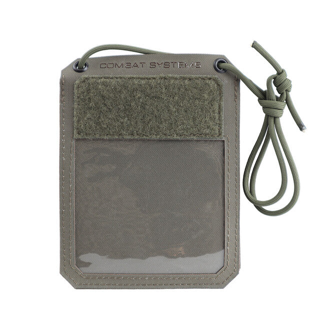 Combat Systems Badge Holder Document Pouch, Ranger Green