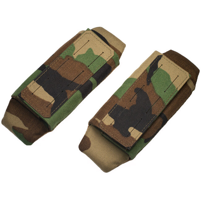 Combat Systems Sentinel 2.0 Shoulder Pads, M81 Woodland