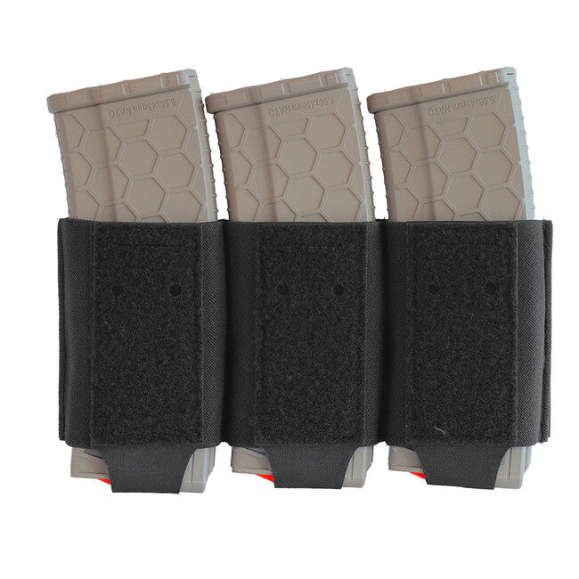 Combat Systems Triple AR Magazine Elastic Insert, Black