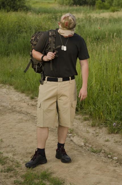 Helikon-Tex CPU Rip-Stop Shorts, Khaki