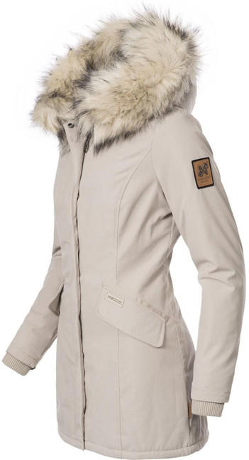 Navahoo Cristal Women's Winter Jacket with Hood and Fur