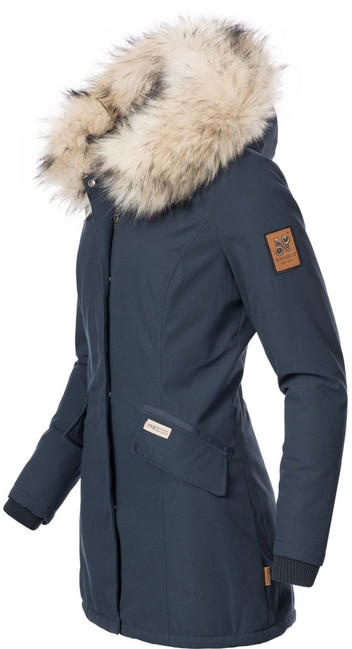 Navahoo Cristal Women's Winter Jacket with Hood and Fur