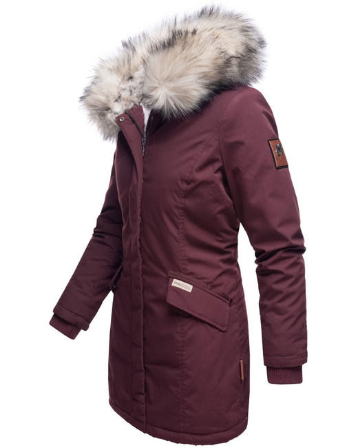 Navahoo Cristal Women's Winter Jacket with Hood and Fur