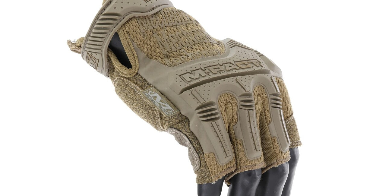 Mechanix M-Pact Impact Gloves, Coyote, Fingerless