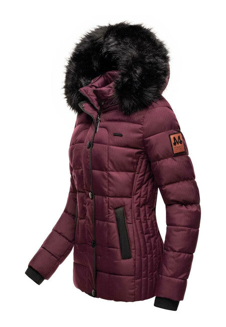 Marikoo Unique Women's Winter Jacket with Hood