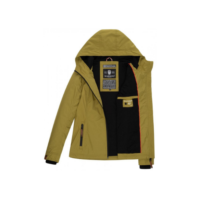 Marikoo Women's Transitional Hoodie Jacket, Brombeere
