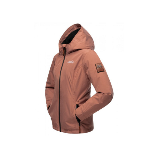Marikoo Women's Transition Jacket with Hood, Blackberry