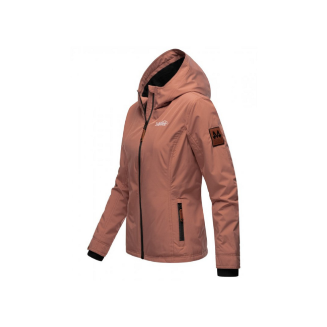 Marikoo Women's Transition Jacket with Hood, Blackberry