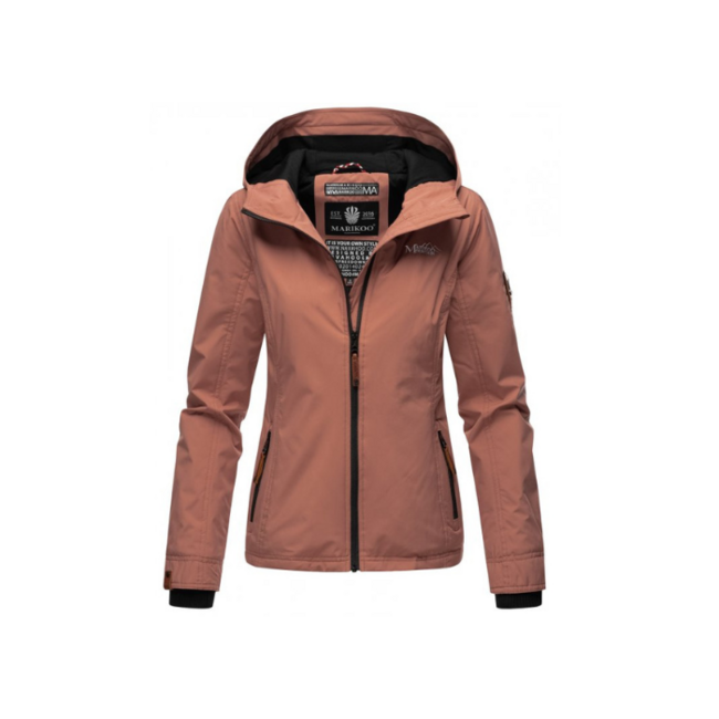 Marikoo Women's Transition Jacket with Hood, Blackberry