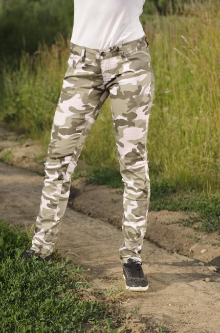 O&T Ping Trousers, Light Green Camouflage