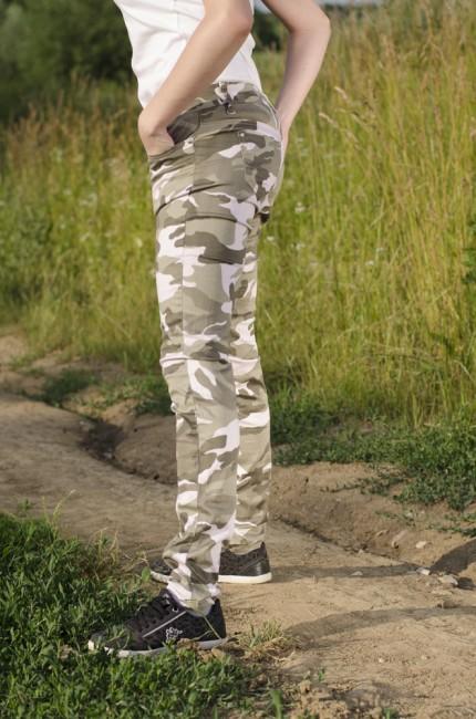 O&T Ping Trousers, Light Green Camouflage