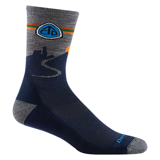 Darn Tough CDT Micro Crew Lightweight Cushioned Socks, Eclipse