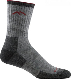 Darn Tough Hiker Micro Crew Midweight Cushion Hiking Socks, Charcoal