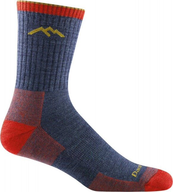 Darn Tough Hiker Micro Crew Socks, Midweight Cushion, Denim