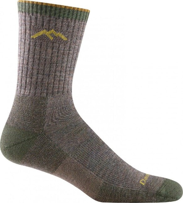 Darn Tough Hiker Micro Crew Socks Medium Weight Cushioned, Taupe