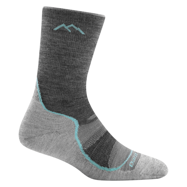 Darn Tough Ponožky Light Hiker Micro Crew ľahké s vankúšom, Slate