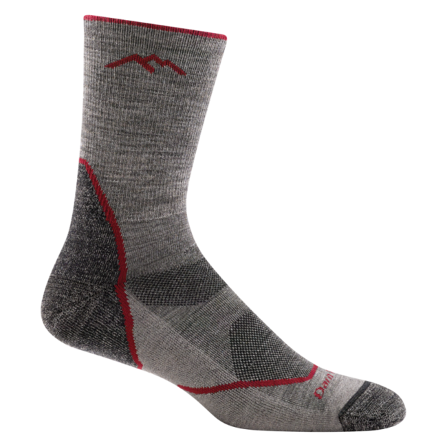 Darn Tough Light Hiker Micro Crew Socks, Taupe