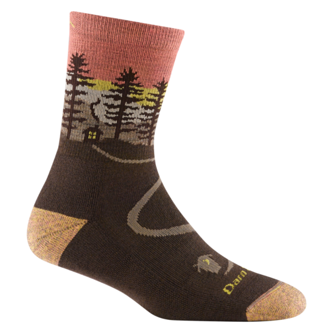 Darn Tough Northwoods Micro Crew Socks, Medium-weight, Cushioned, Earth