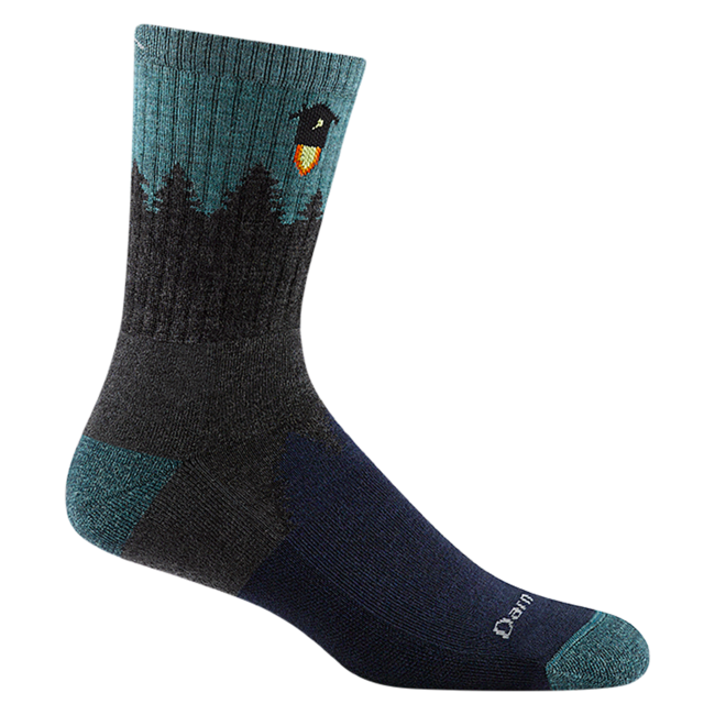 Darn Tough Number 2 Micro Crew Midweight Cushioned Socks, Grey