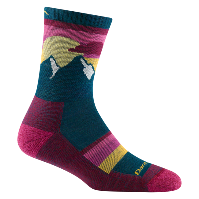 Darn Tough Sunset Ledge Micro Crew Lightweight Cushioned Socks, Taupe