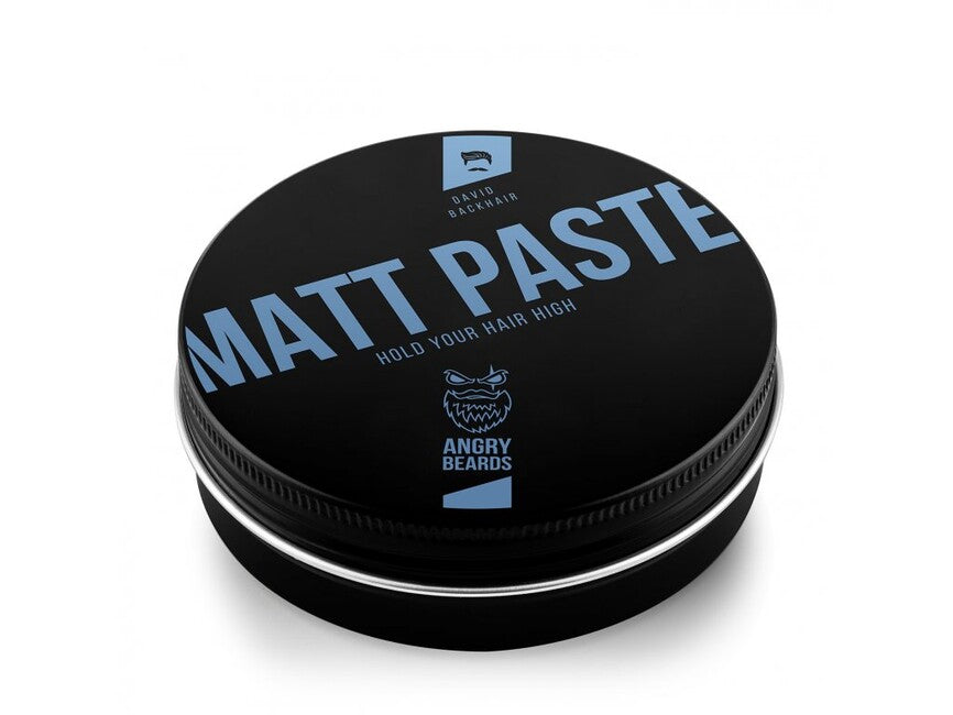 Angry Beards David Backhair Hair Paste, Matte, 100g