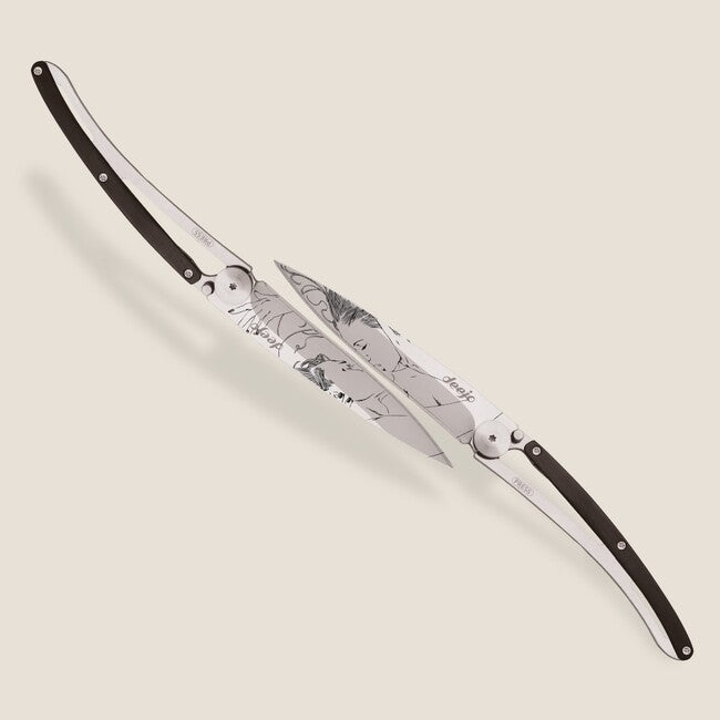 Deejo Set 2 Folding Knives The Kiss