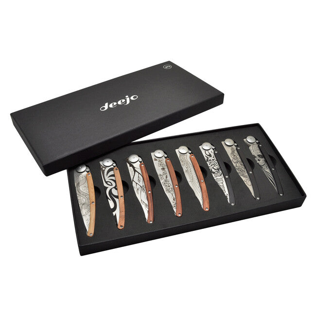 Deejo Tattoo Set of 8 Knives