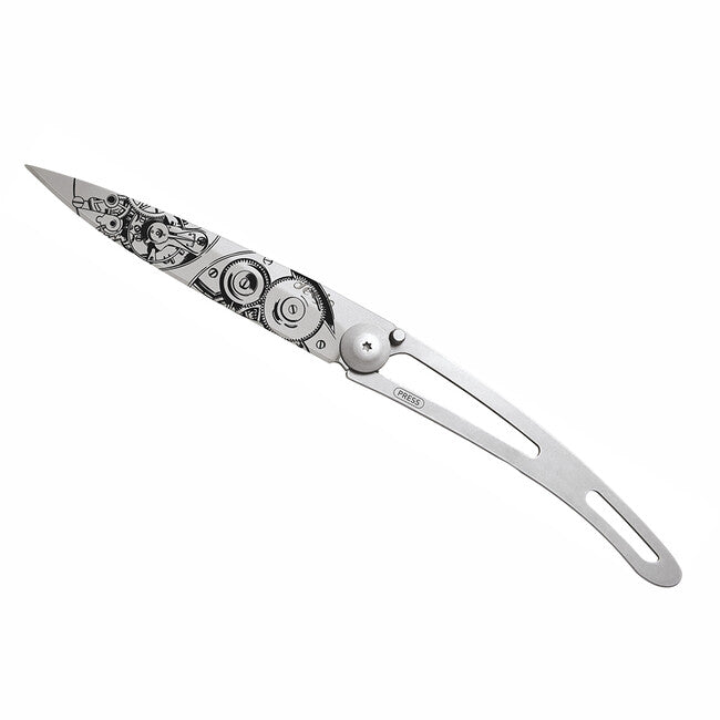 Deejo Horlogéria Folding Knife, Naked Mirror
