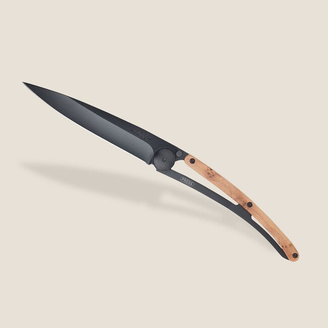 Deejo Folding Knife Juniper Wood