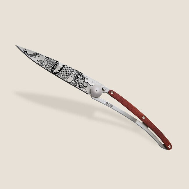 Deejo Tattoo Chinese Dragon Folding Knife