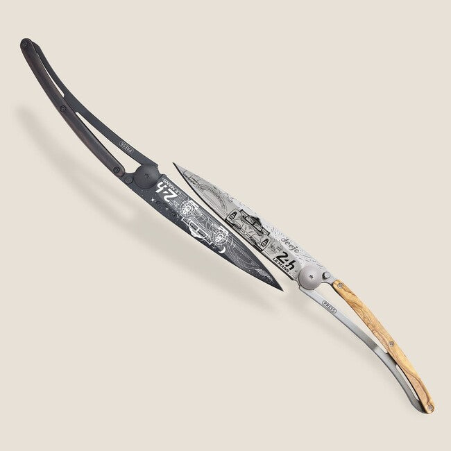 Deejo Tattoo DUO 24h Le Mans Folding Knife