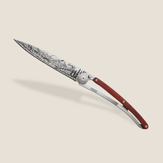 Deejo Tattoo Mountain Folding Knife