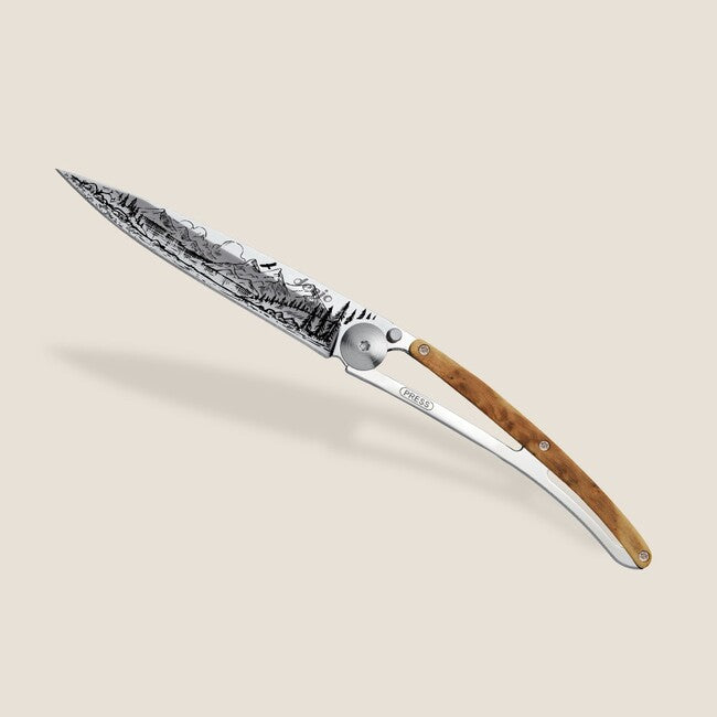 Deejo Tattoo Mountain Folding Knife