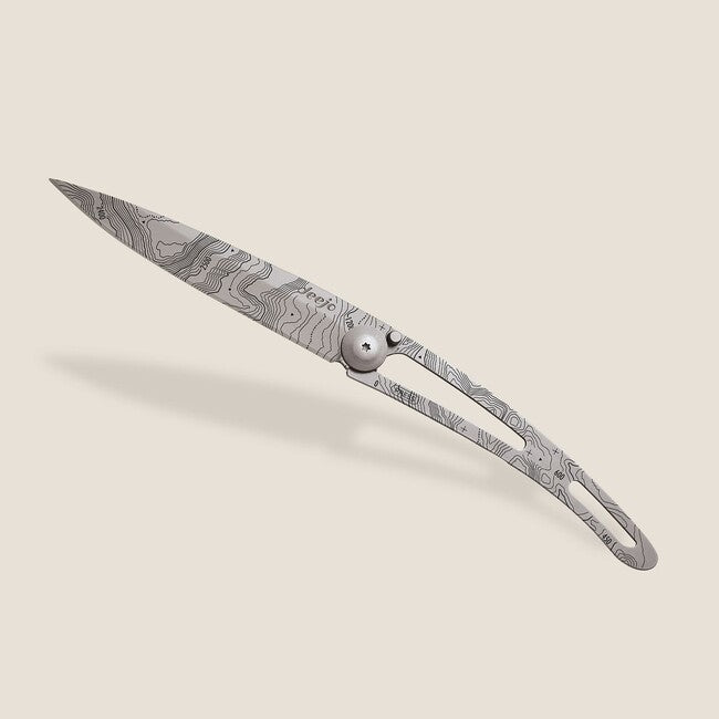 Deejo Tattoo Naked Topography Folding Knife