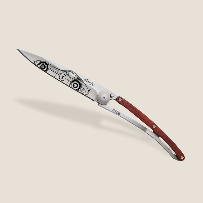 Deejo Tattoo Racing Car Folding Knife