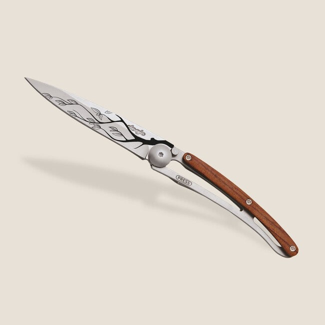 Deejo Tattoo Tree Folding Knife