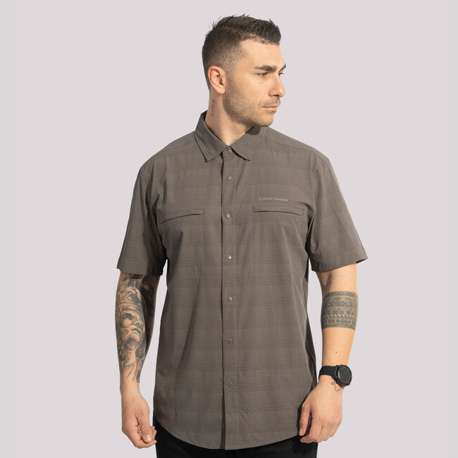 Pentagon Ripple Sunproof Shirt, Khaki