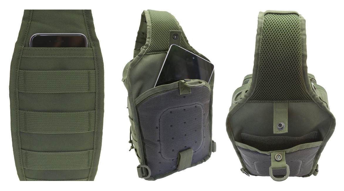 Brandit US Cooper Shoulder Bag, Olive
