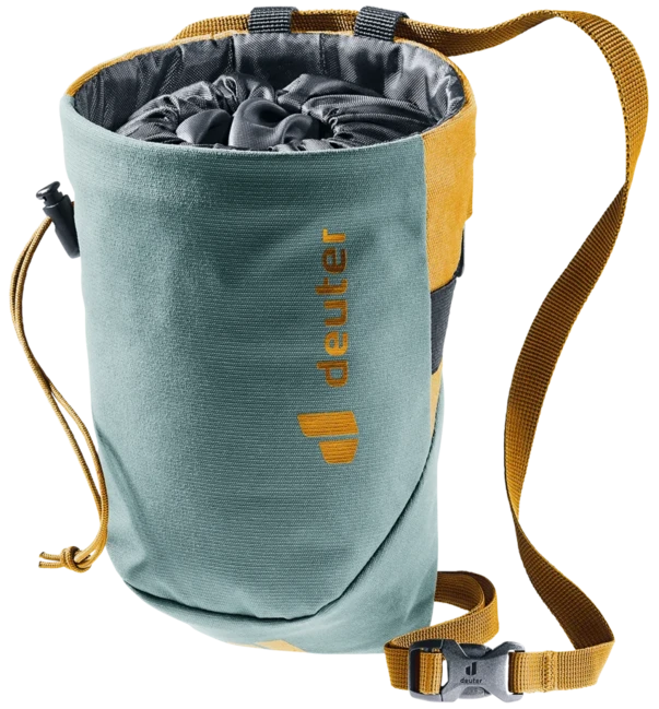 Deuter Multifunkčné vrecko Gravity Chalk Bag II L, teal-cinnamon