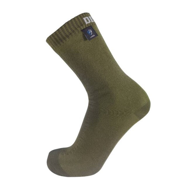 DexShell Ultra Thin Crew nepremokavé ponožky, olive green