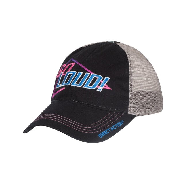 Direct Action GO LOUD! 80S STYLE FEED Cap, Black/Grey