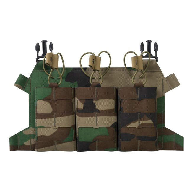 Direct Action Lightweight Triple 223 Magazine Panel, Woodland