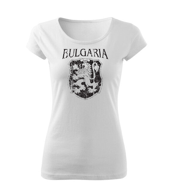 DRAGOWA Short Bulgarian Coat of Arms Women's T-Shirt