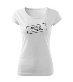 DRAGOWA women's t-shirt Made in Slovenia, white