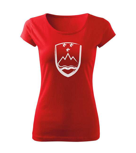 DRAGOWA Women's Slovenian Sign T-Shirt