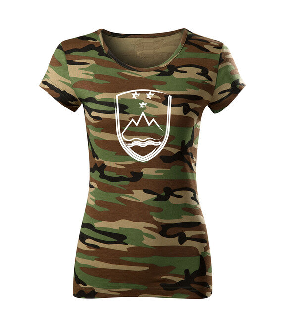 DRAGOWA Women's Slovenian Flag T-Shirt