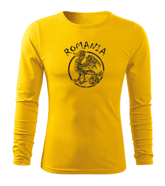 DRAGOWA Fit-T Long Sleeve T-Shirt Romanian Dragon